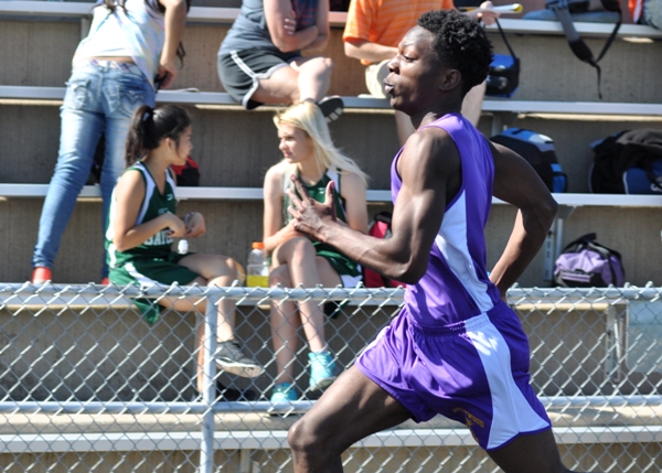 Kaylon Jenkins will run this Saturday in the 100, 200, 400 relay and 800 relay.